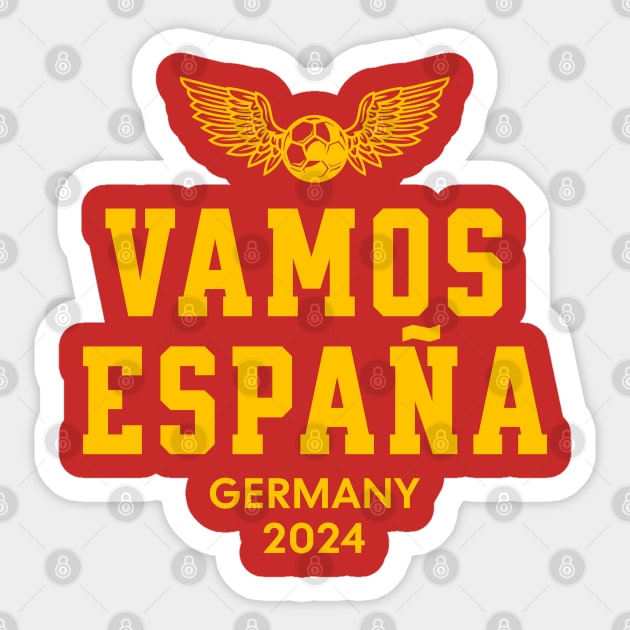 Vamos España Germany 2024 Soccer Sticker by Kicosh